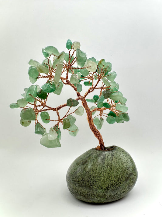 Harmonisches Deko-Objekt aus grünem Aventurin