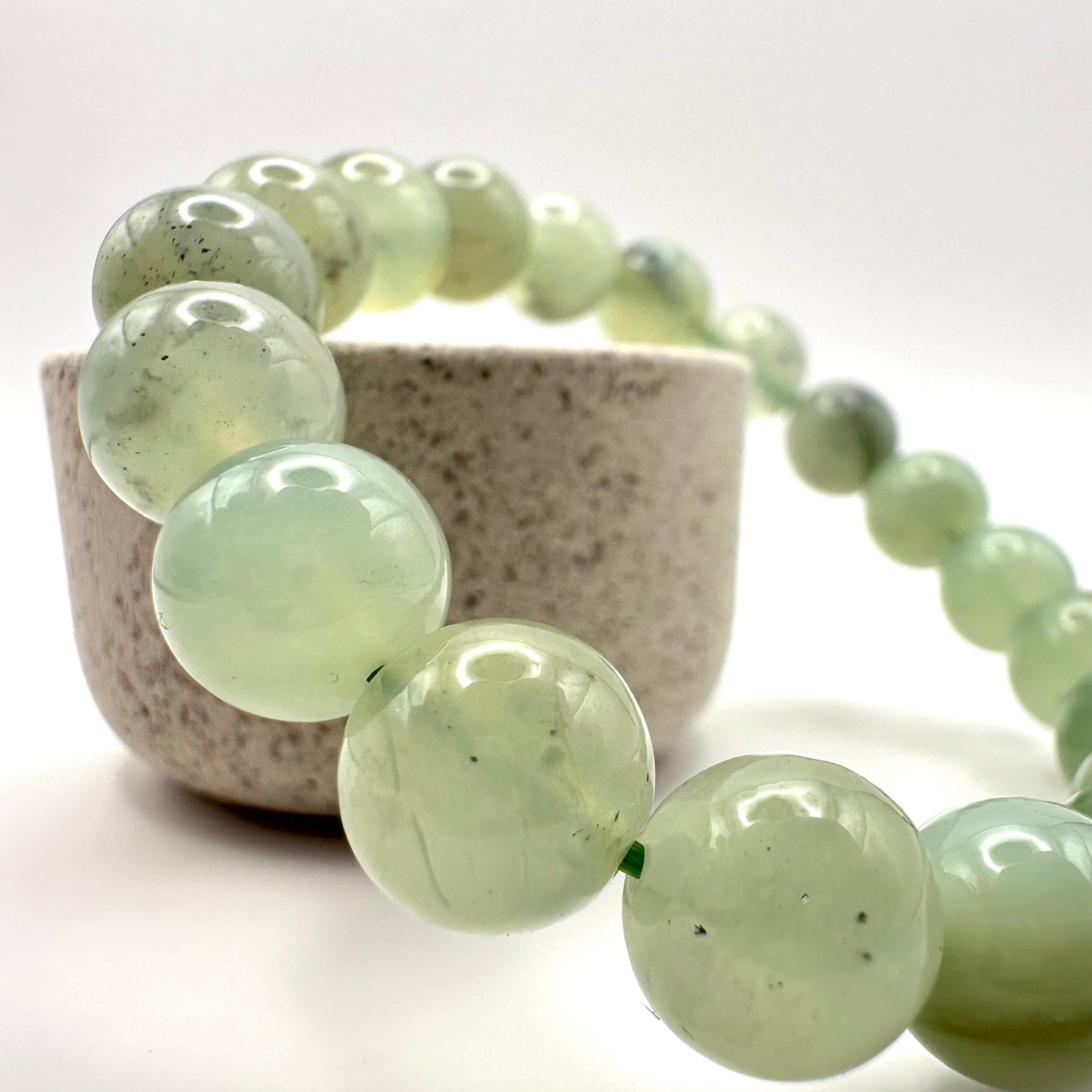 Prehnit Armband