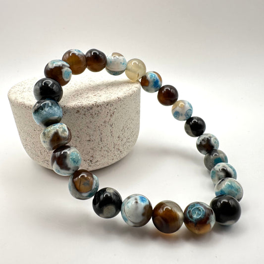 Drachenader-Achat Armband