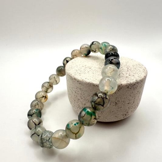 Drachenader-Achat Armband