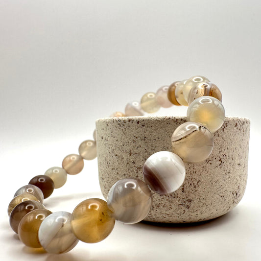 Botswana-Achat Armband