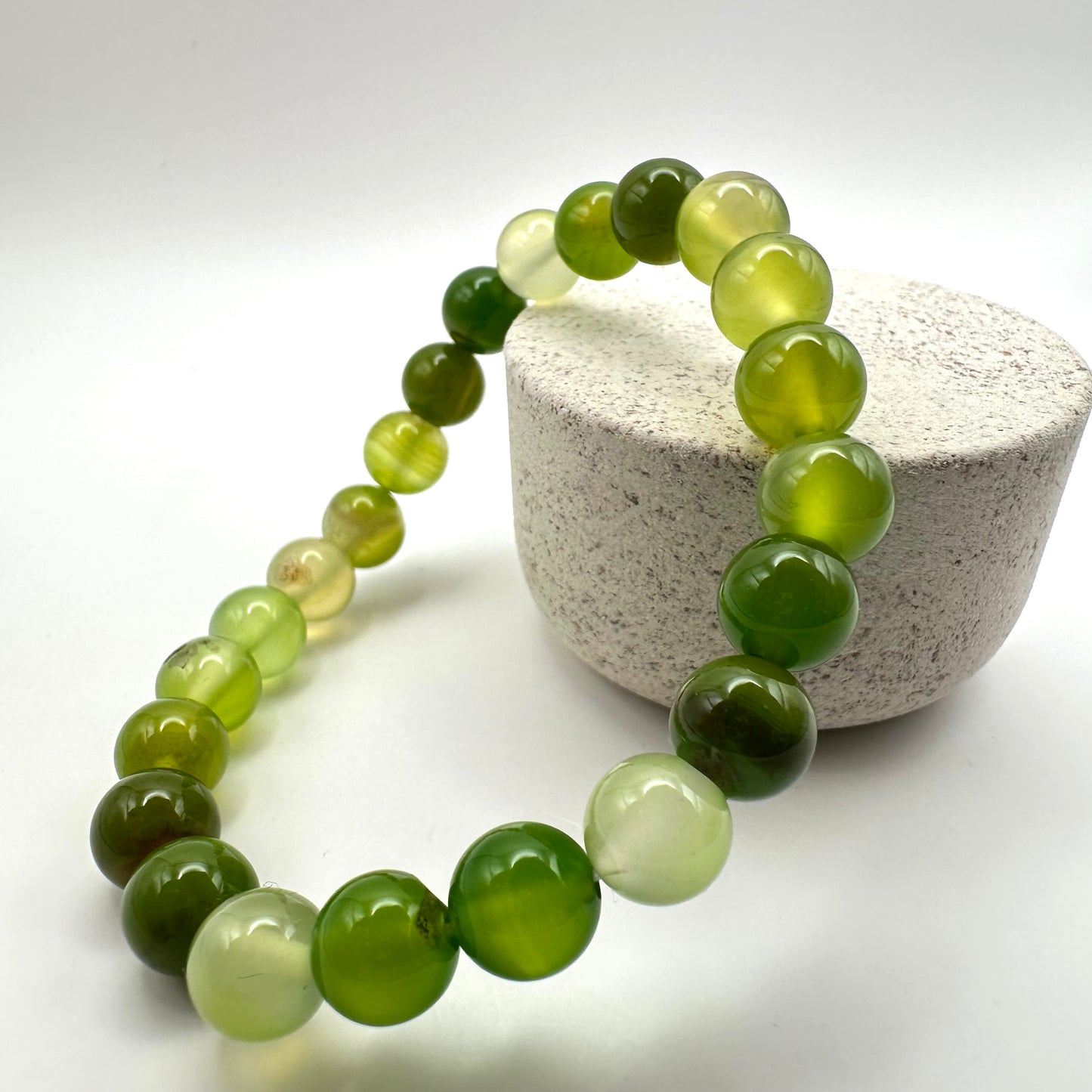 Grüner Achat Armband
