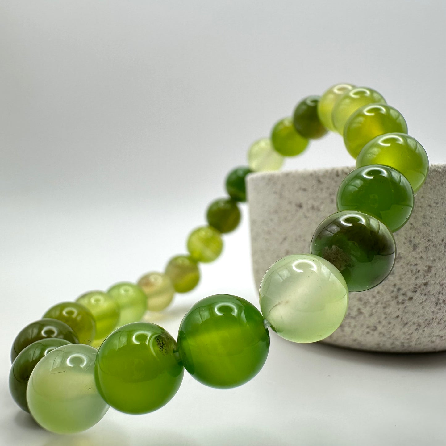Grüner Achat Armband
