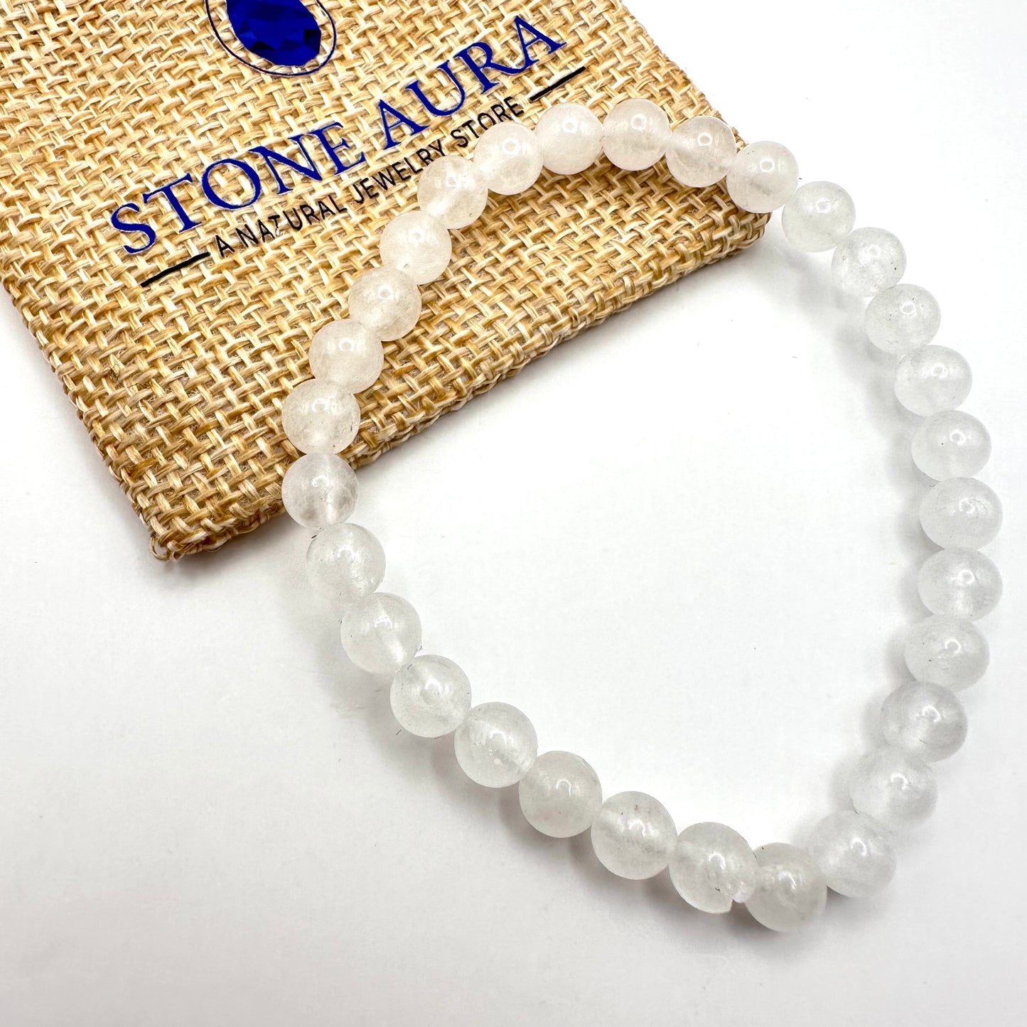 Selenit Armband