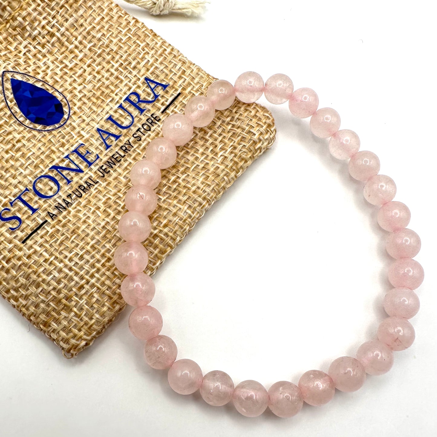 Rosenquarz Armband