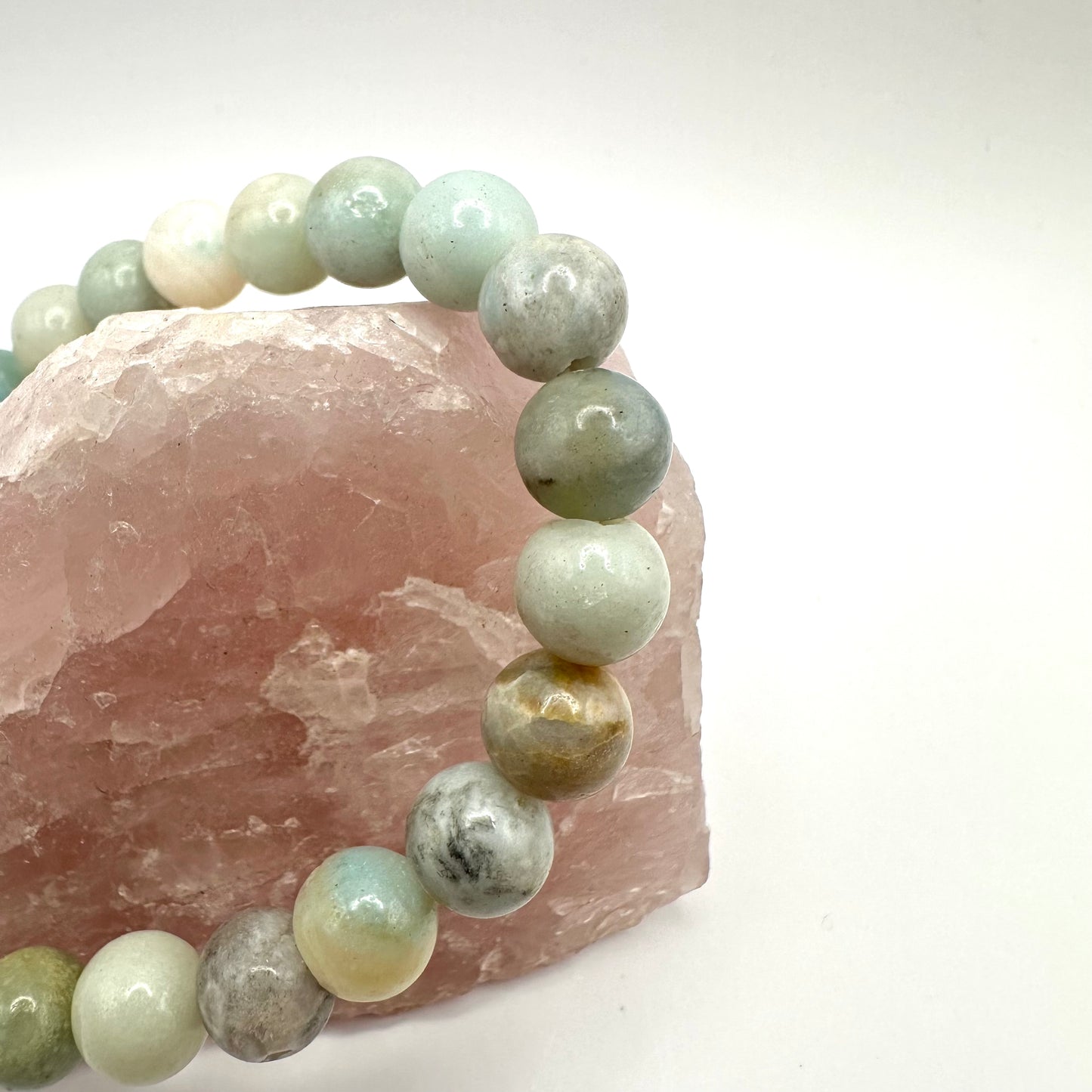 Frisches Armband aus Morganit (Kugel 8 mm)