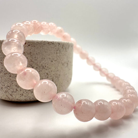 Rosenquarz Armband