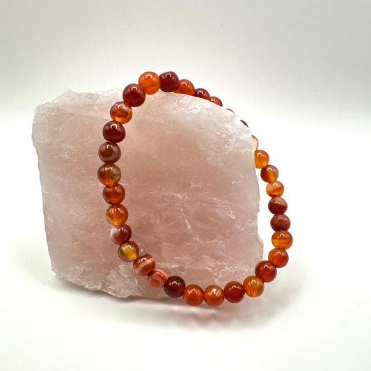 Schützendes Armband aus Sardonyx (Kugel 6 mm)