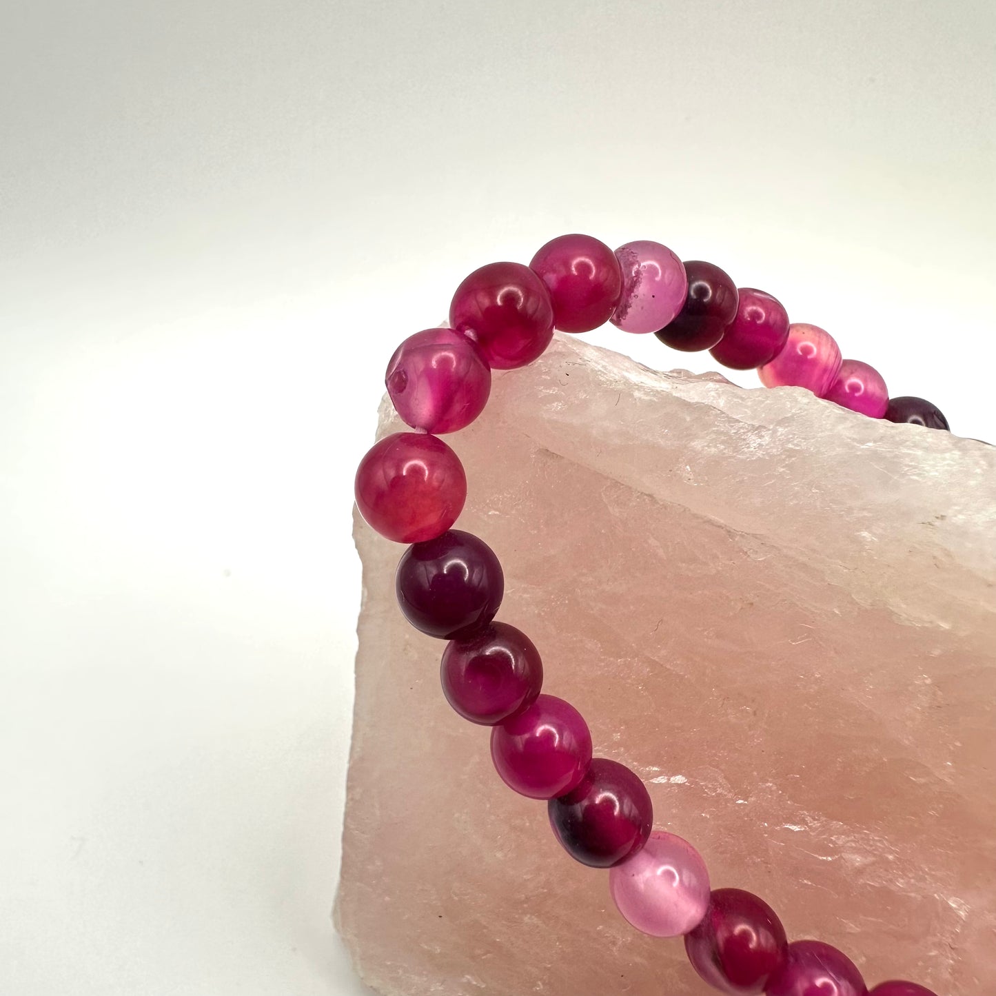 Filigranes Armband aus Achat (Kugel 6 mm)
