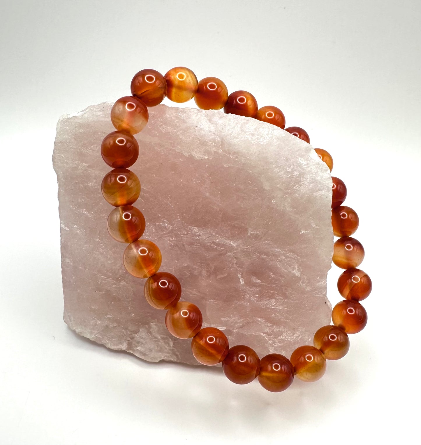 Schützendes Armband aus Sardonyx (Kugel 8 mm)
