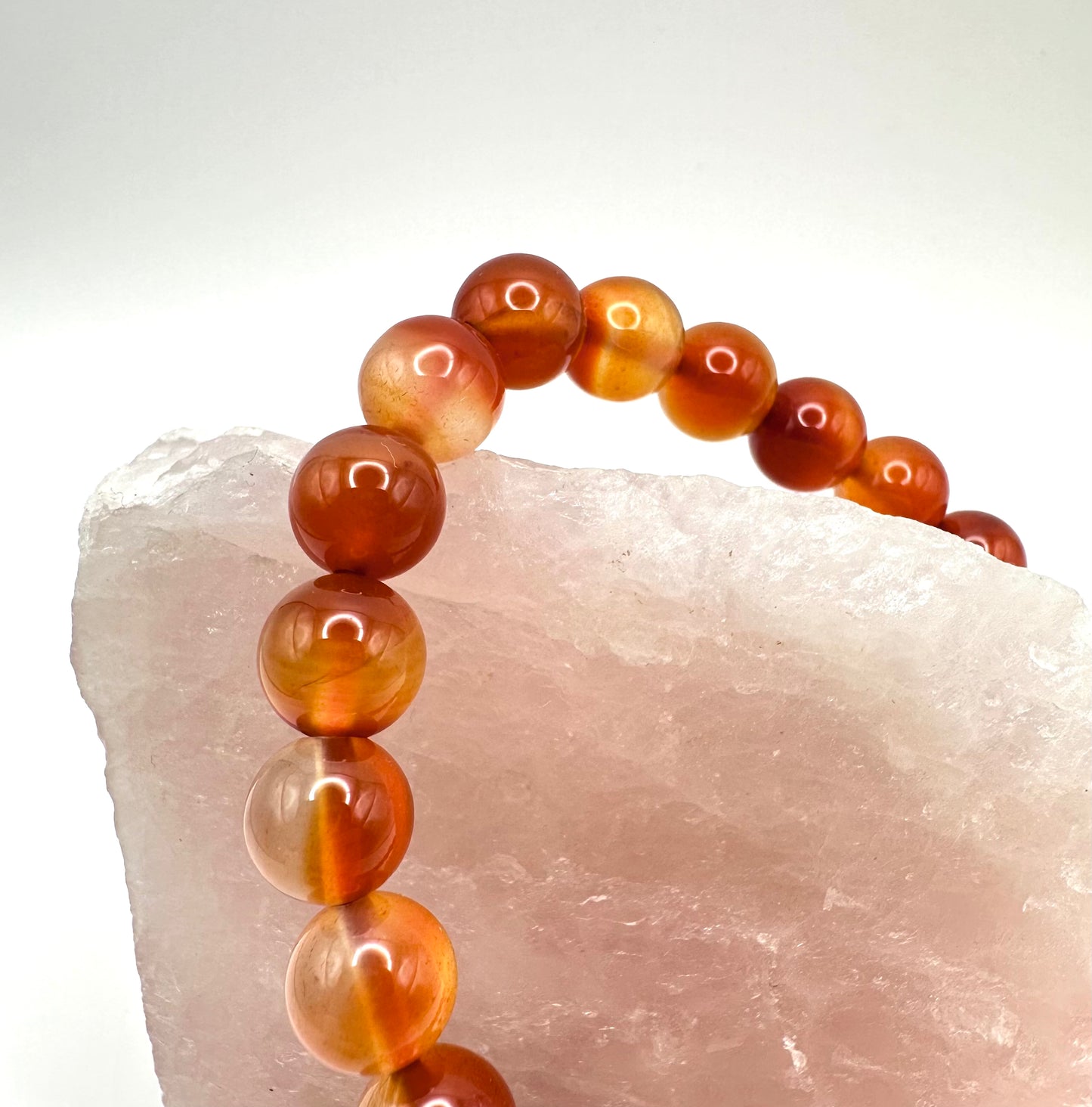 Schützendes Armband aus Sardonyx (Kugel 8 mm)