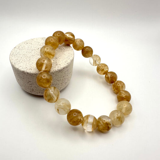 Goldener Rutilquarz Armband