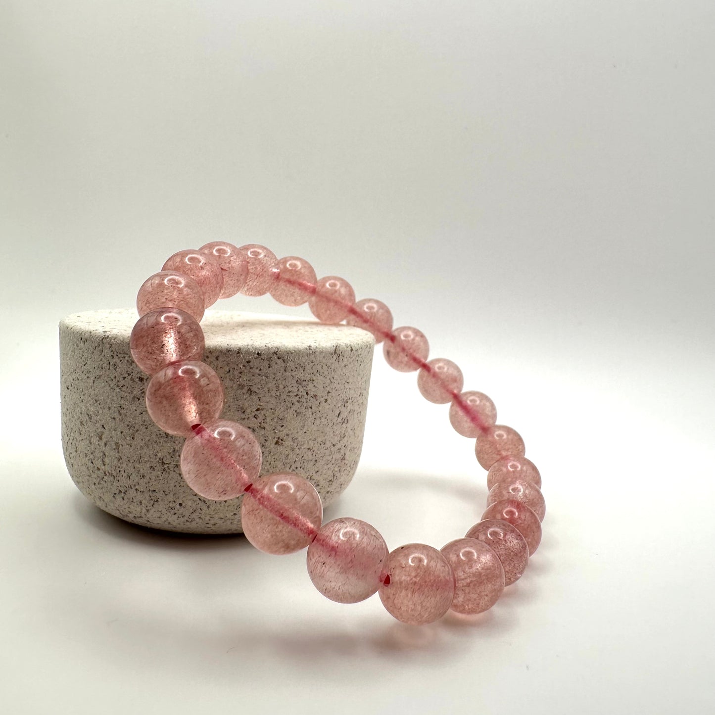 Wassermelonen-Quarz Armband