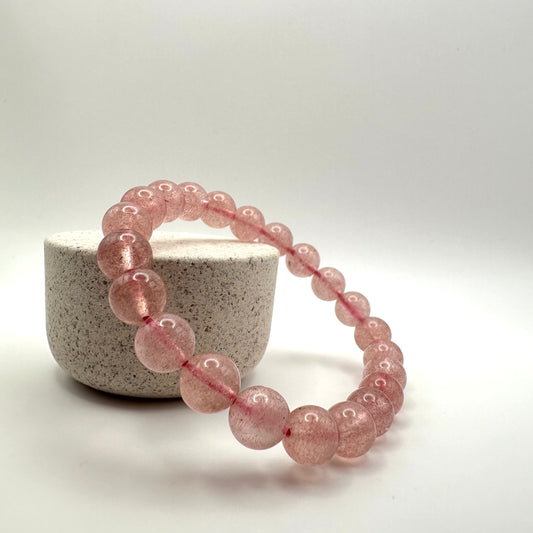 Wassermelonen-Quarz Armband