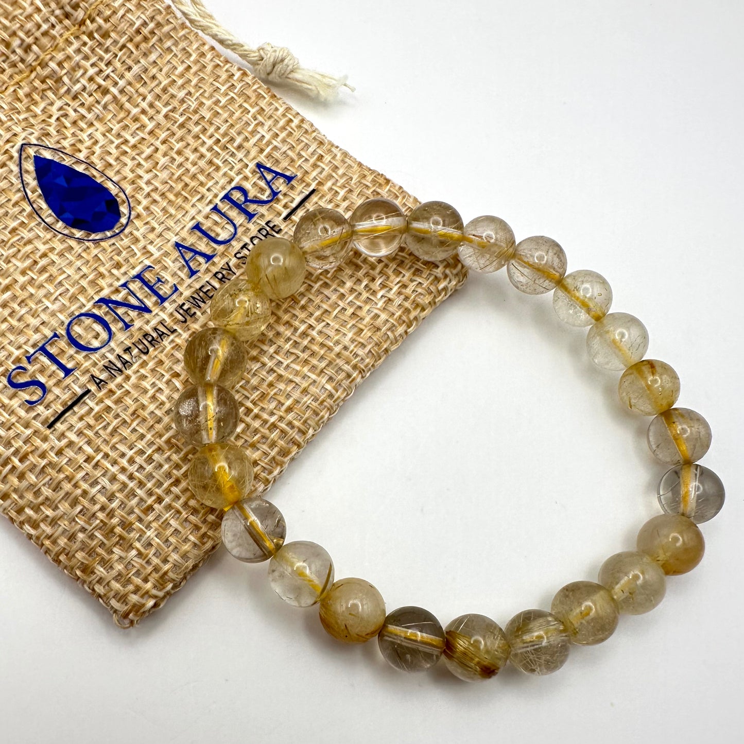 Rutilquarz Armband