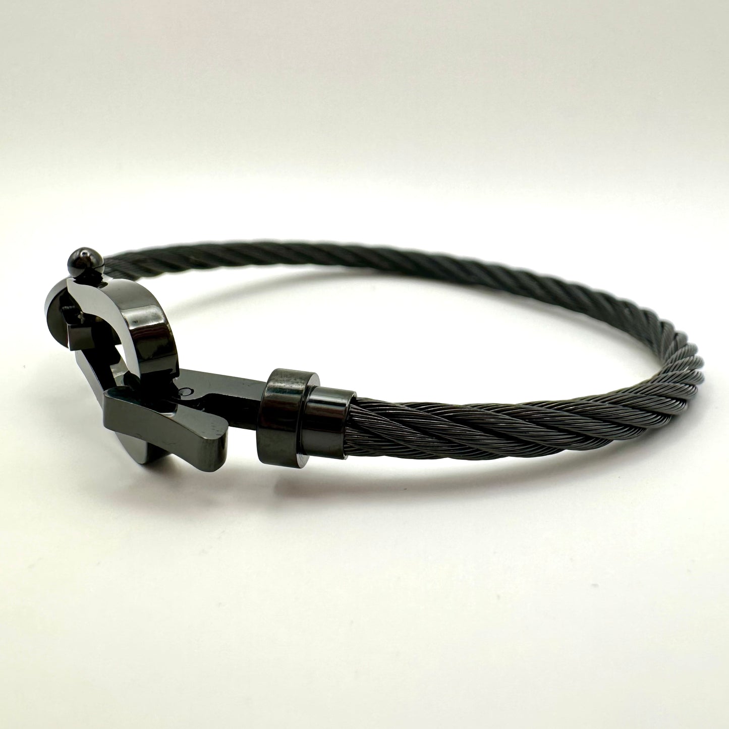 Herren-Armband „Stealth Navigator“ in All-Black