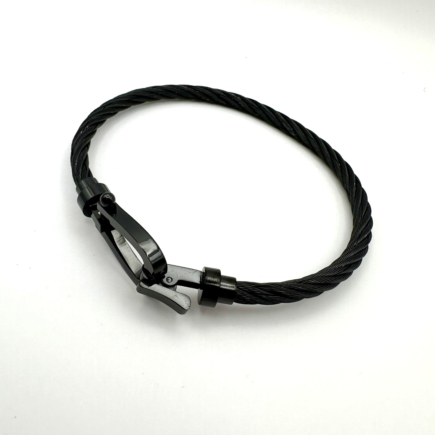 Herren-Armband „Stealth Navigator“ in All-Black