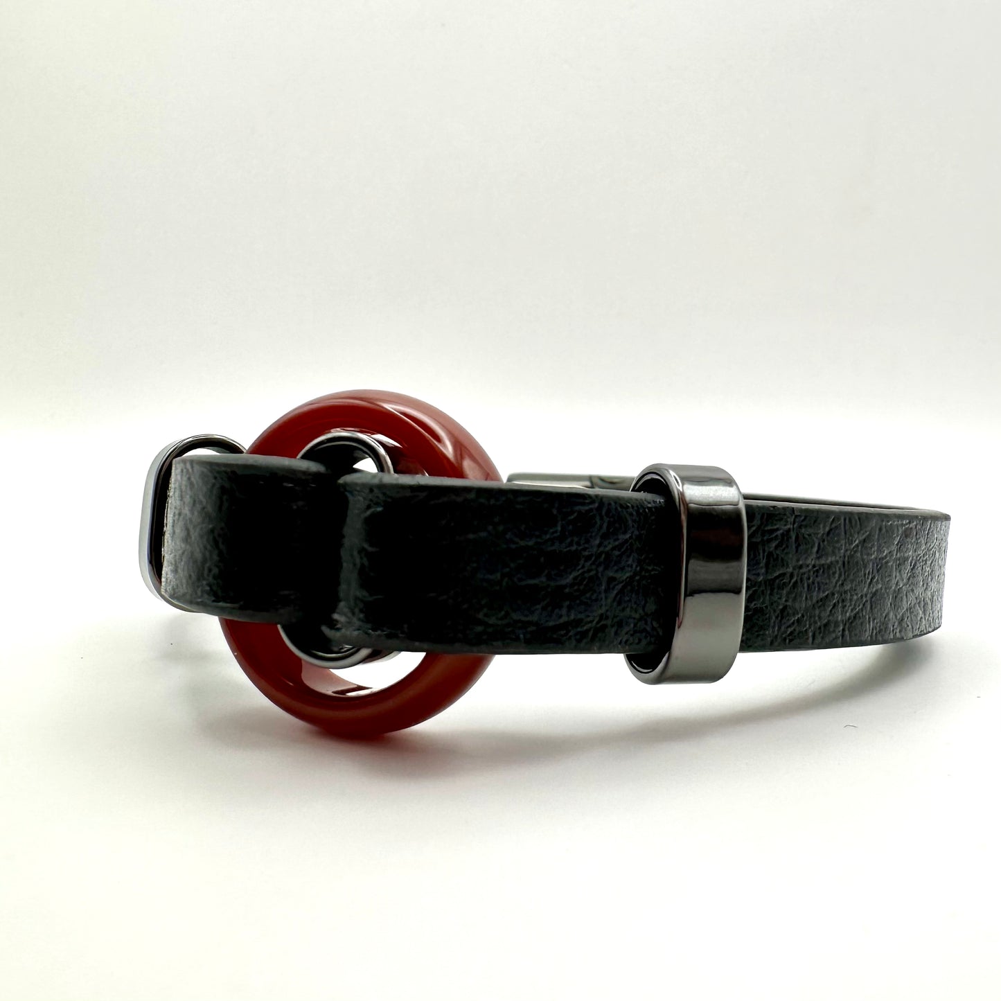 Аrmband Achat (Vegan Leder)