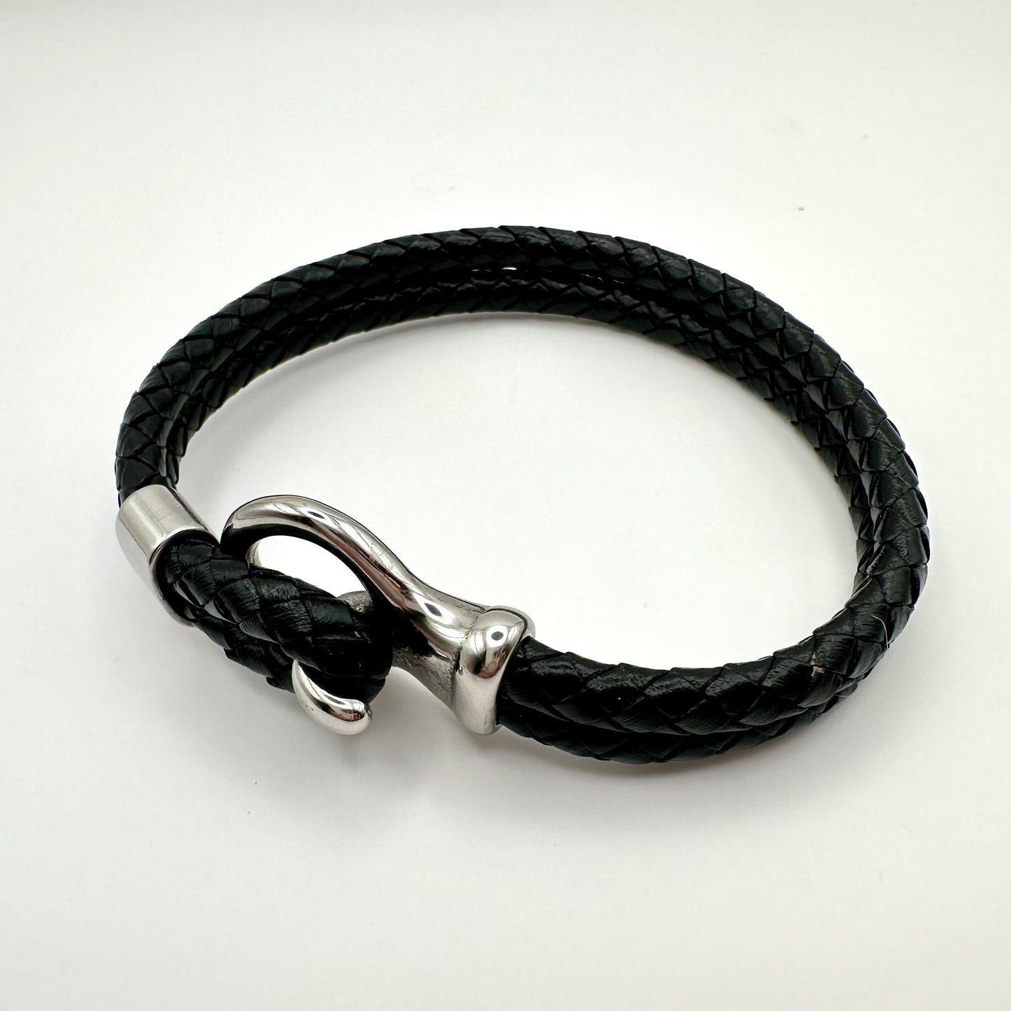 Herren-Armband „Deep Sea Hook“ in Schwarz & Silber