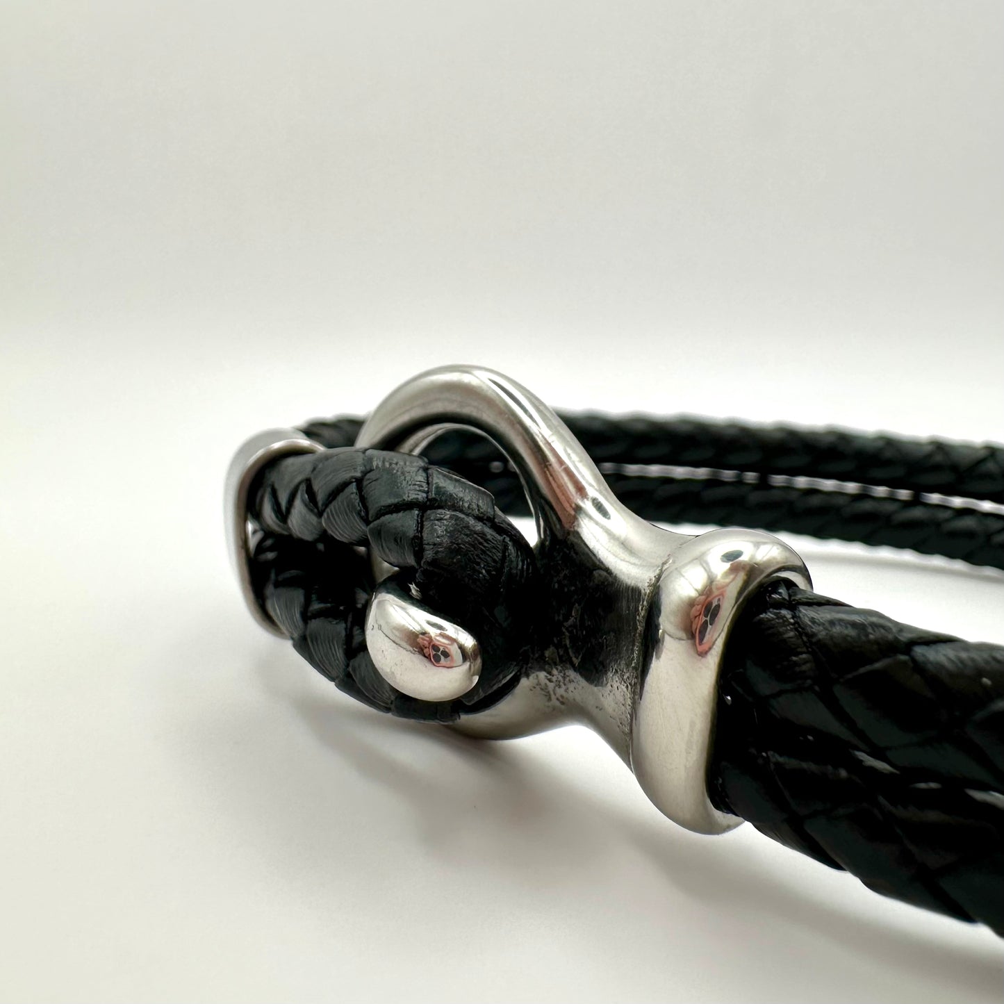 Herren-Armband „Deep Sea Hook“ in Schwarz & Silber