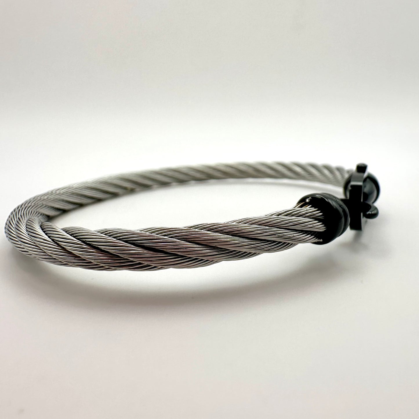 Armreif „Nautical Cable“ mit Hufeisen-Verschluss