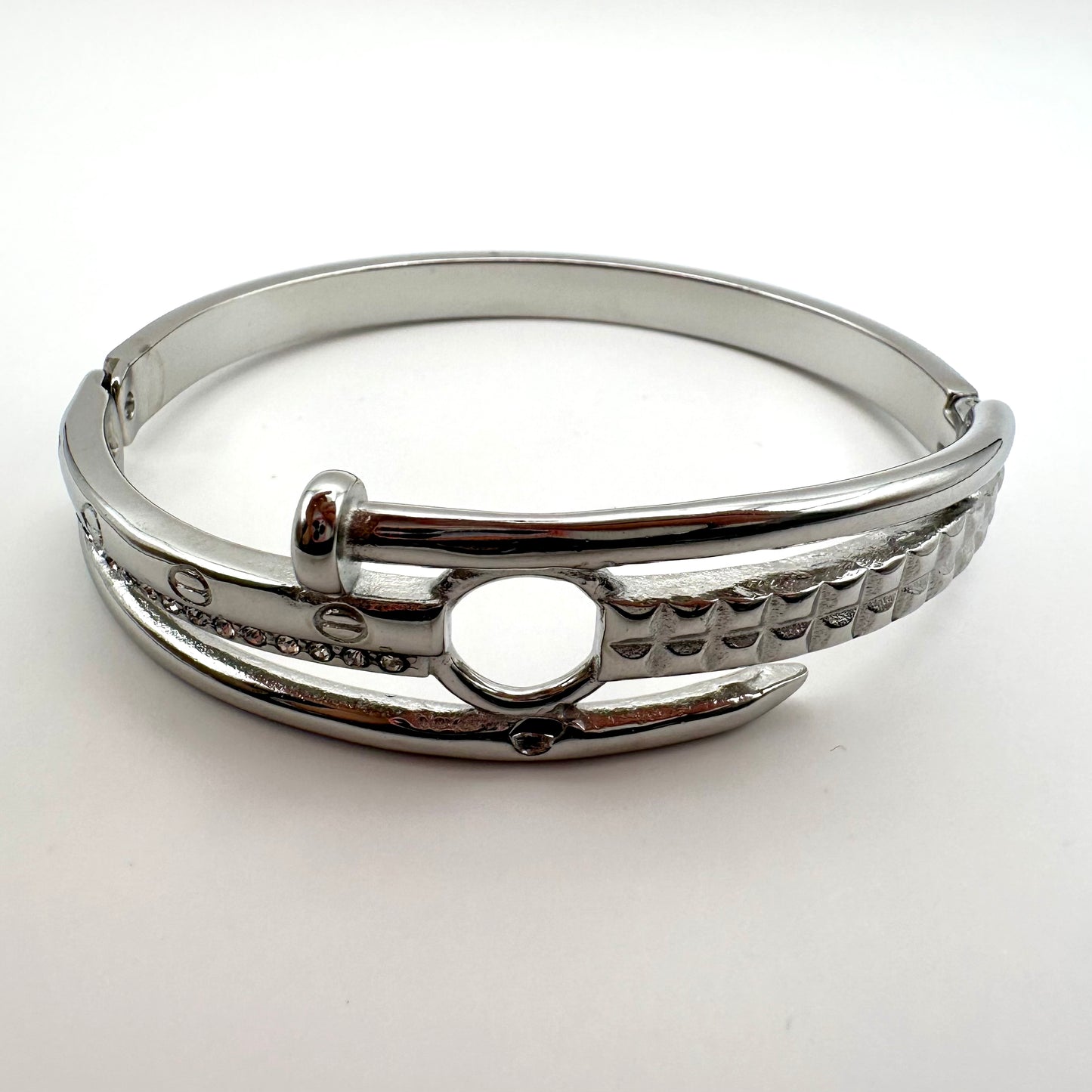 Armreif „Elements Mix“ in Silber-Optik