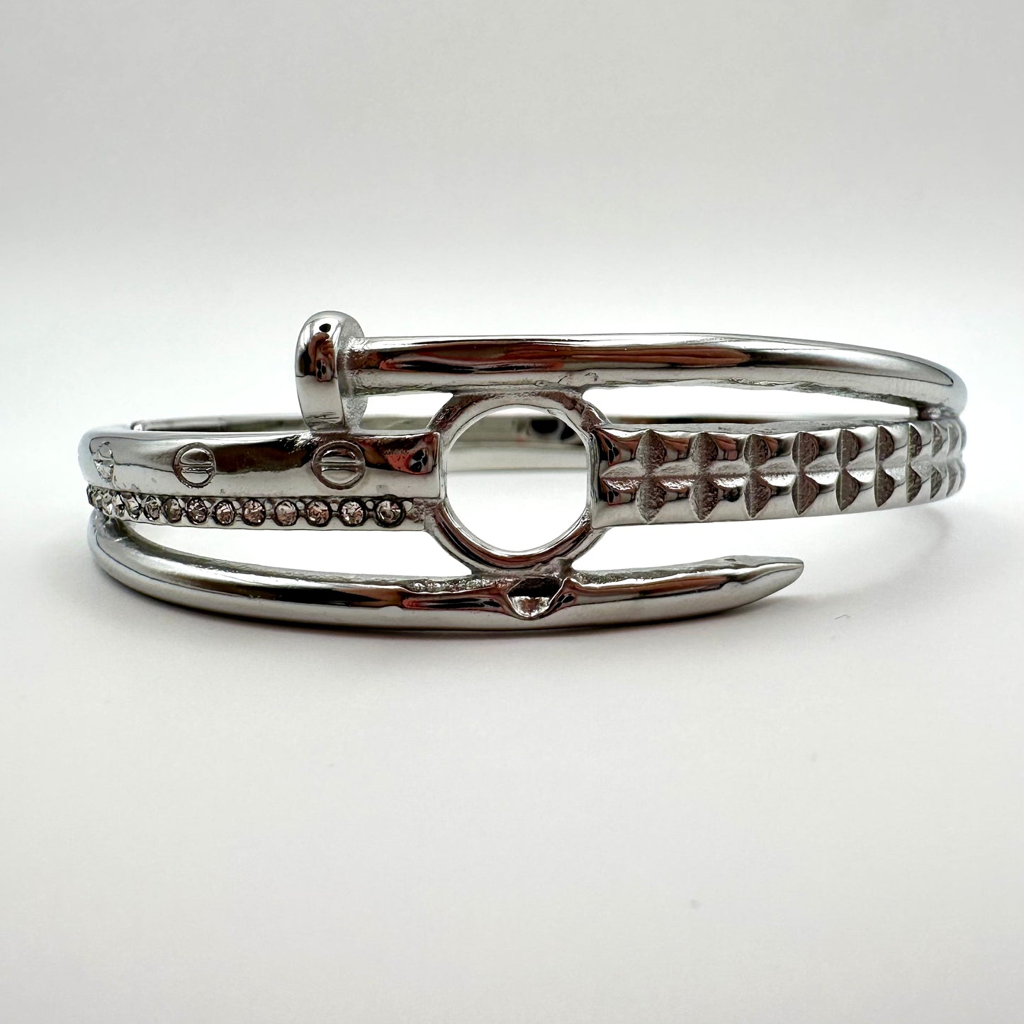 Armreif „Elements Mix“ in Silber-Optik