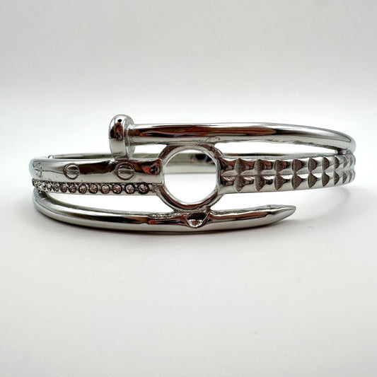 Armreif „Elements Mix“ in Silber-Optik