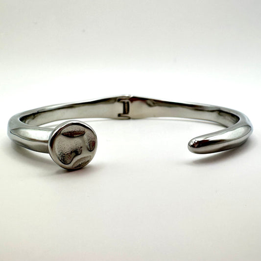 Armreif „Industrial Prime“ in Antik-Silber