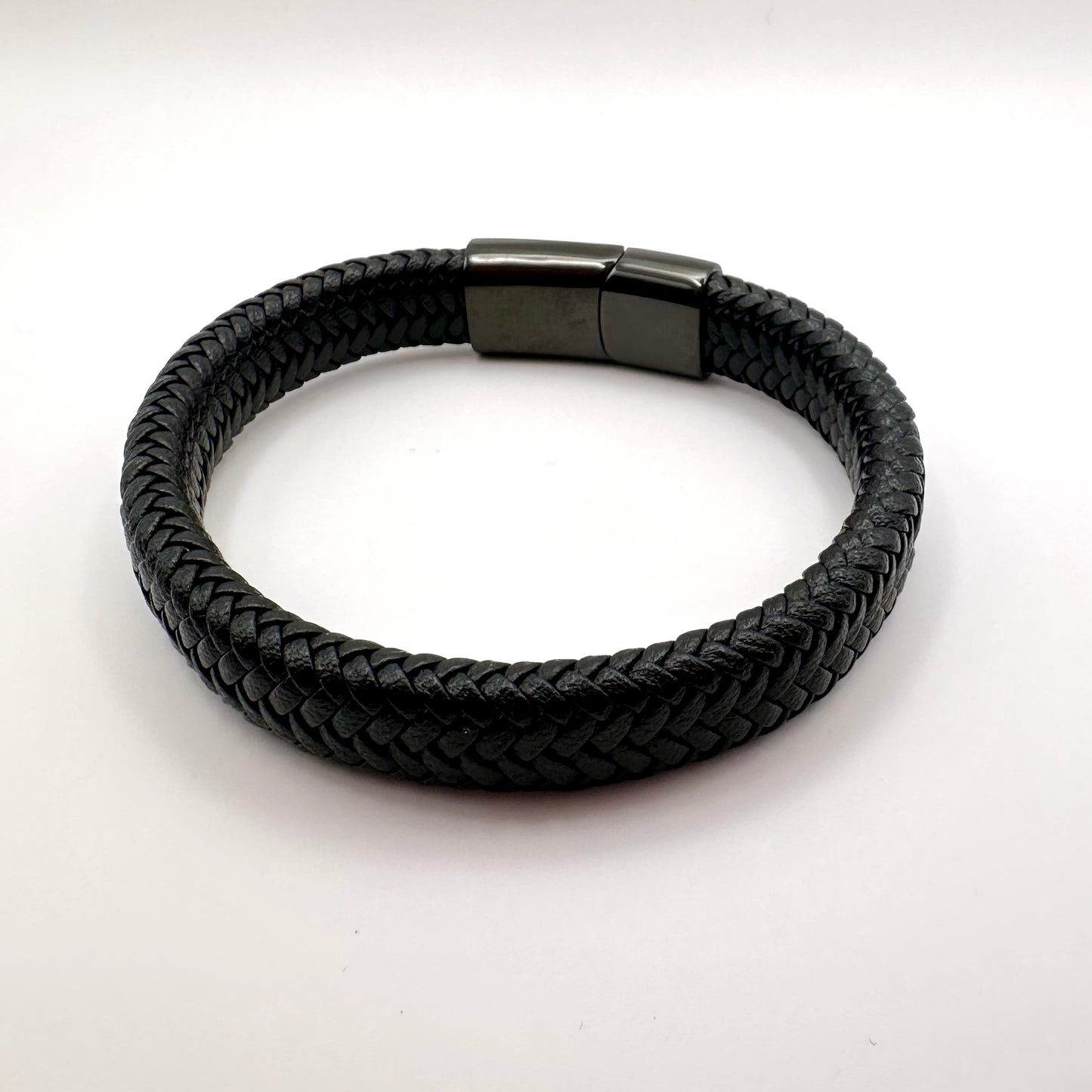 Klassisches Geflochtenes Lederarmband für Herren