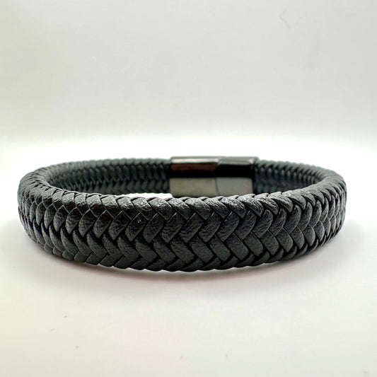 Klassisches Geflochtenes Lederarmband für Herren
