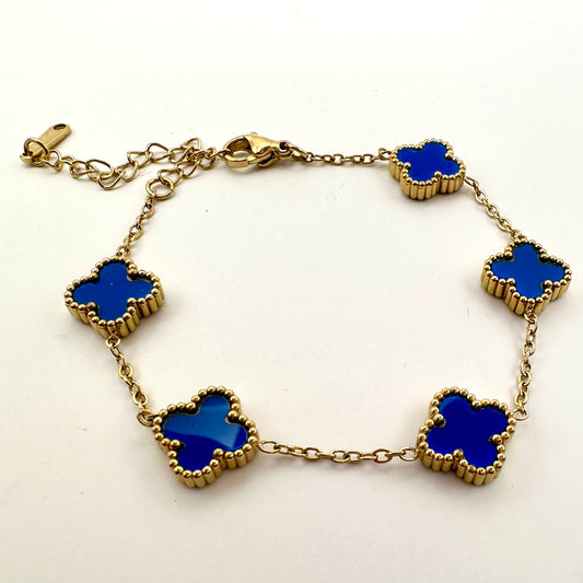 Klassisches Kleeblatt-Armband
