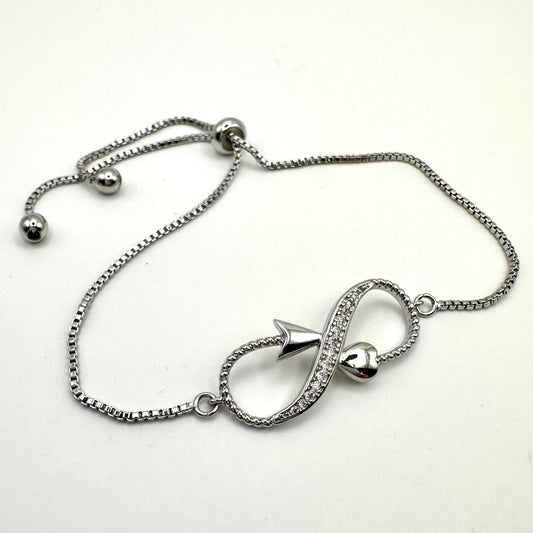 Damen-Armband "Unendliche Liebe" mit Zirkonia