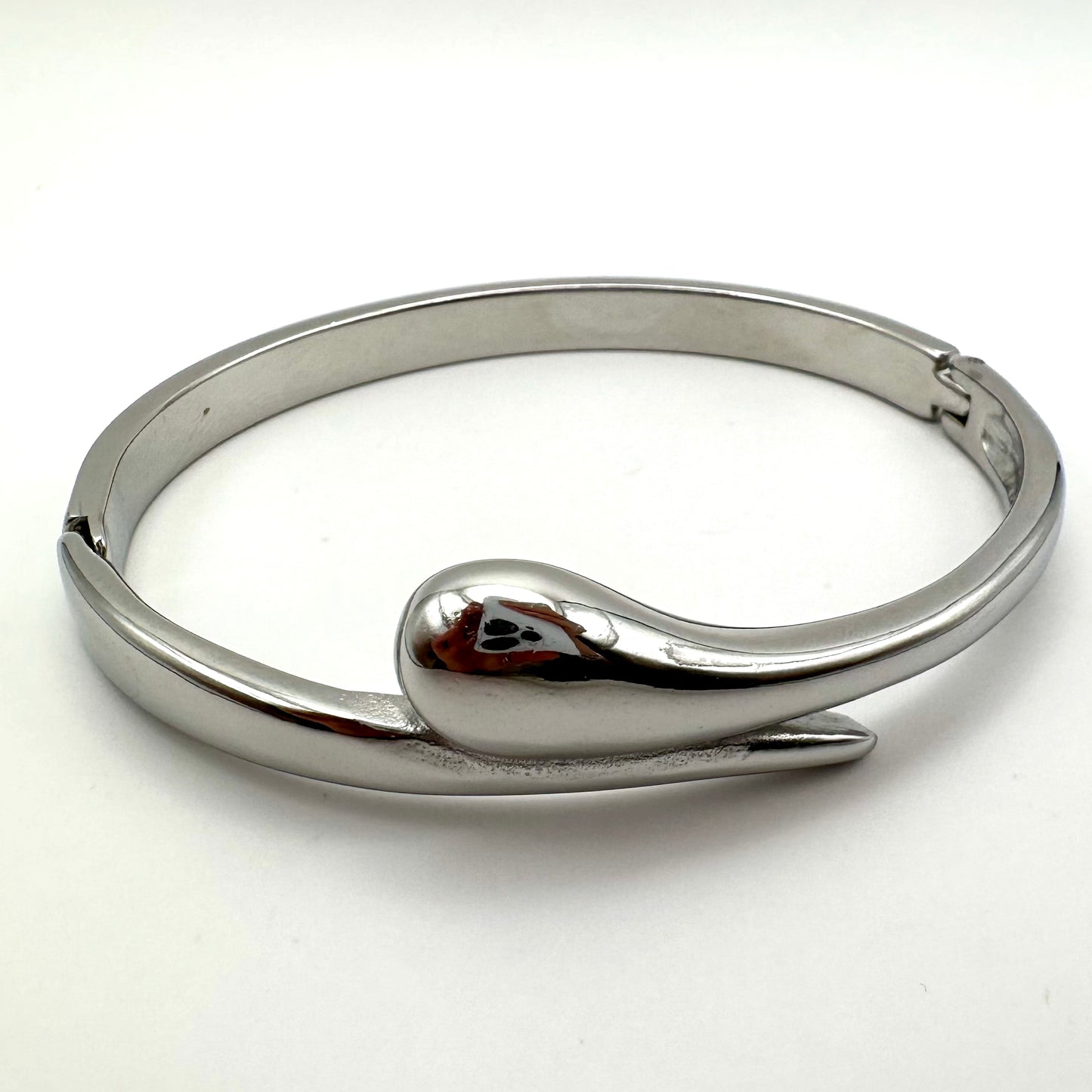 Damen-Armreif „Liquid Drop“ in Silber-Optik
