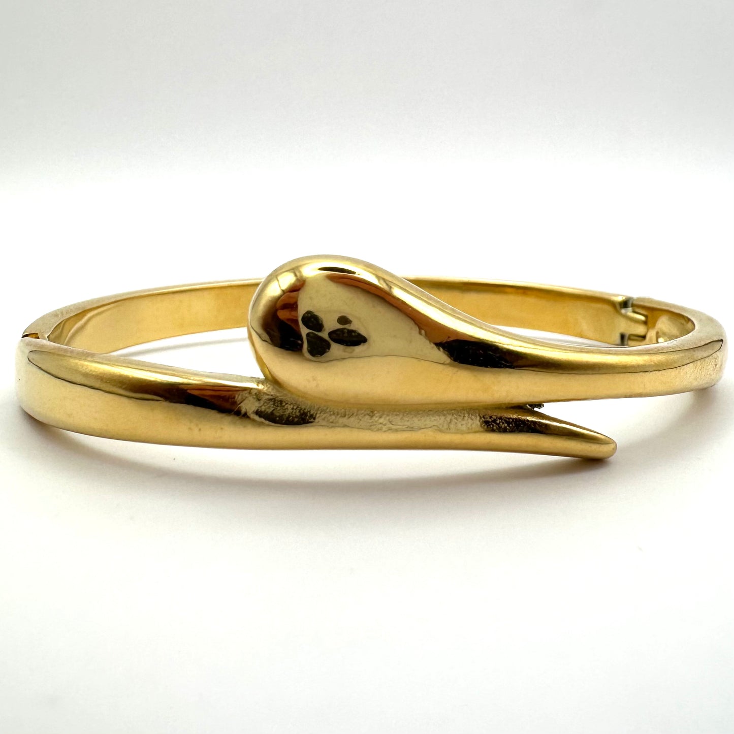 Damen-Armreif „Liquid Drop“ in Gold-Optik