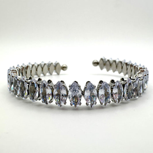 Damen-Armreif „Marquise Brilliance“ mit Zirkonia-Besatz