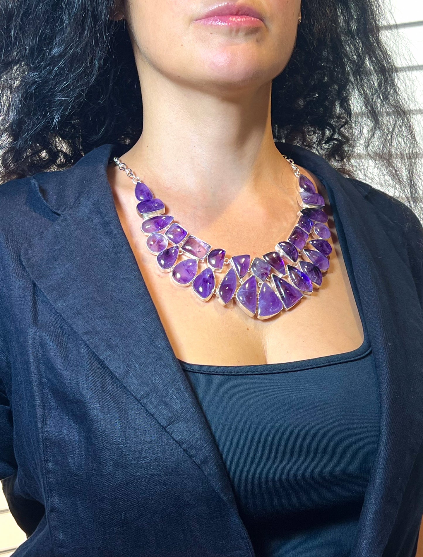 Collier aus Amethyst