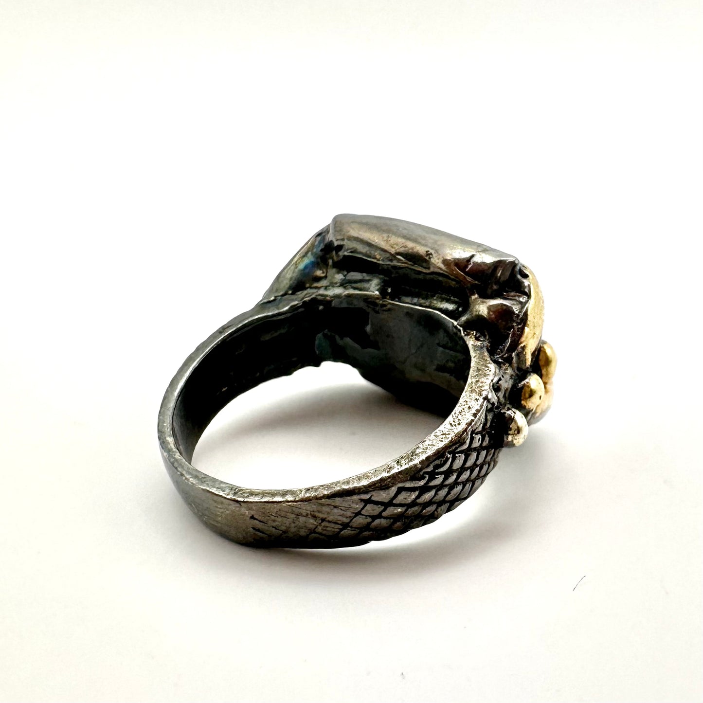 Damen-Ring „Midnight Onyx“ aus Sterling-Silber & Schwarzer Onyx