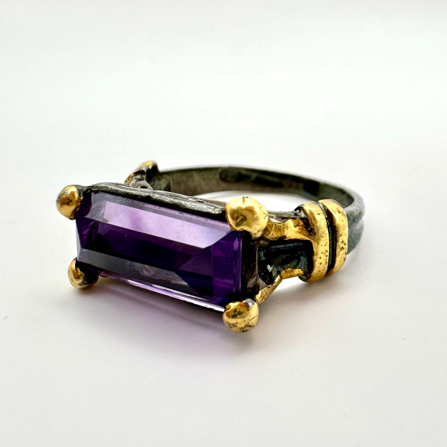 Damen-Ring „Royal Violet“ aus Sterling-Silber & Amethyst