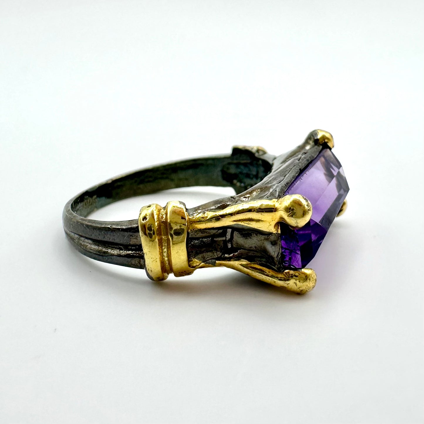 Damen-Ring „Royal Violet“ aus Sterling-Silber & Amethyst