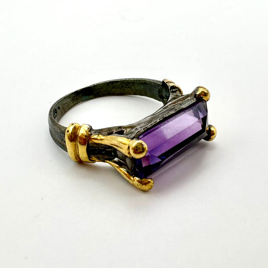 Damen-Ring „Royal Violet“ aus Sterling-Silber & Amethyst