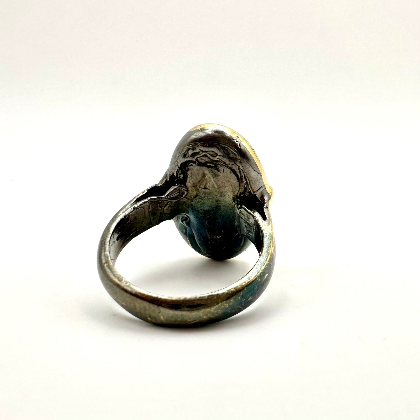 Damen-Ring „Golden Eye“ aus Sterling-Silber & Tigerauge