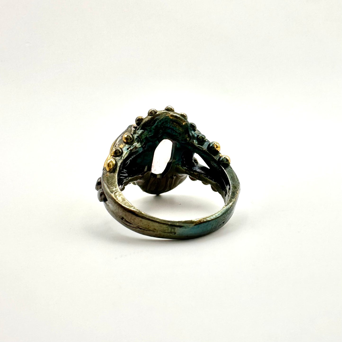 Damen-Ring „Pink Blossom“ aus Sterling-Silber & Rosenquarz
