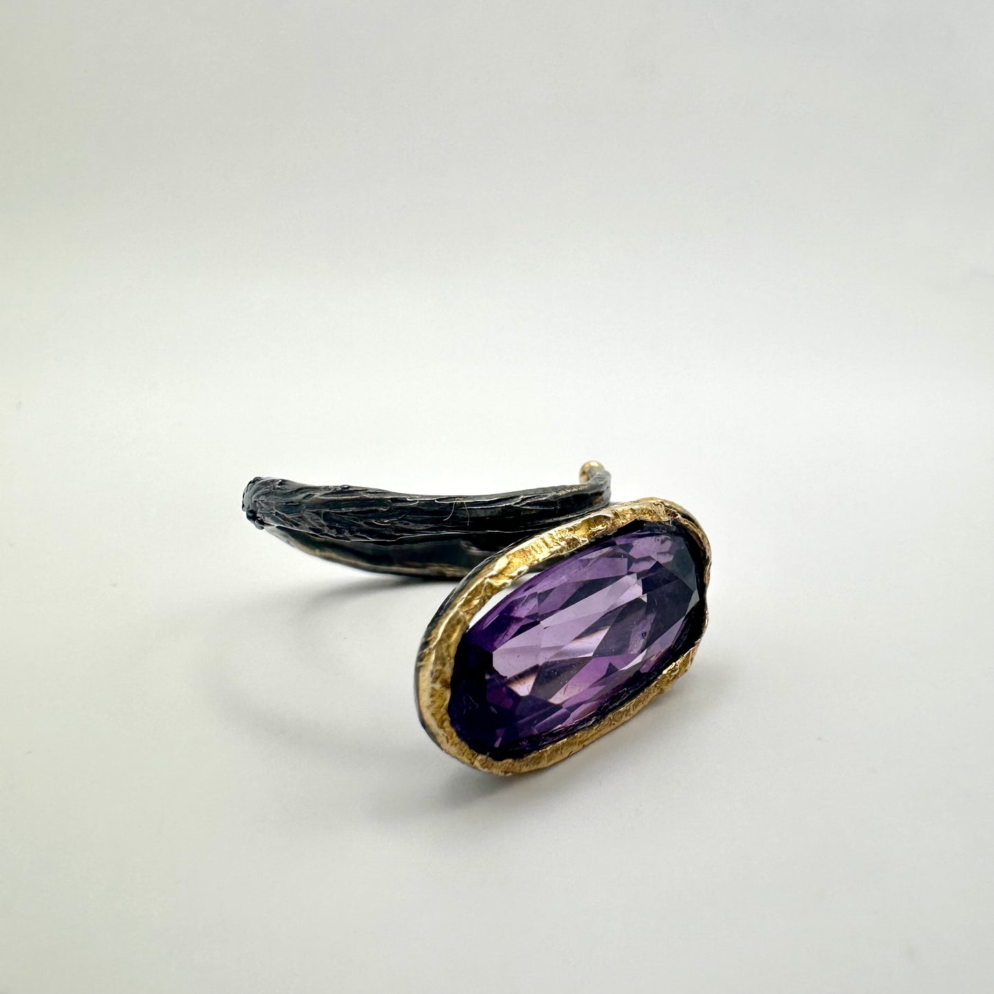Damen-Ring „Azure Majesty“ aus Sterling-Silber & Amethyst