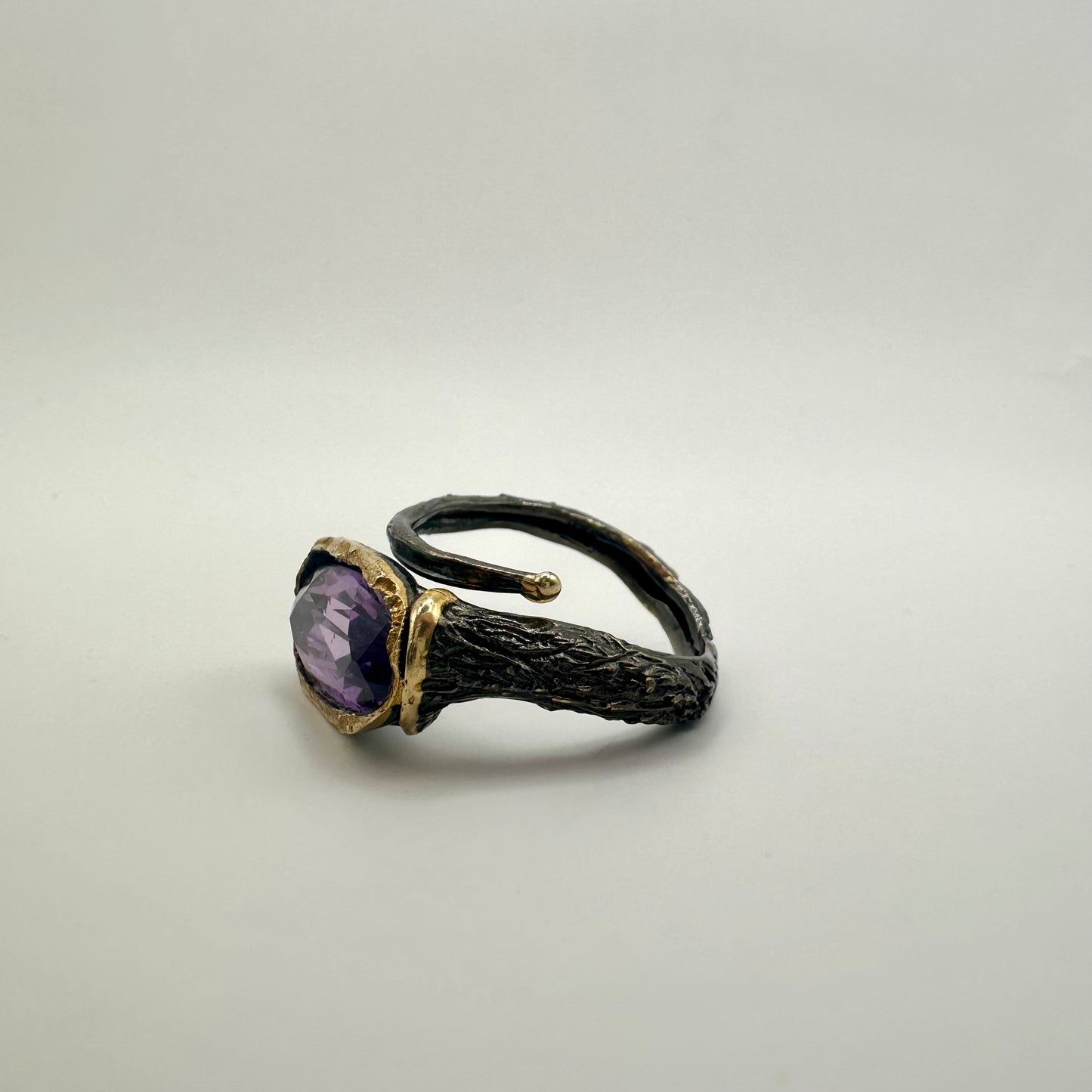 Damen-Ring „Azure Majesty“ aus Sterling-Silber & Amethyst