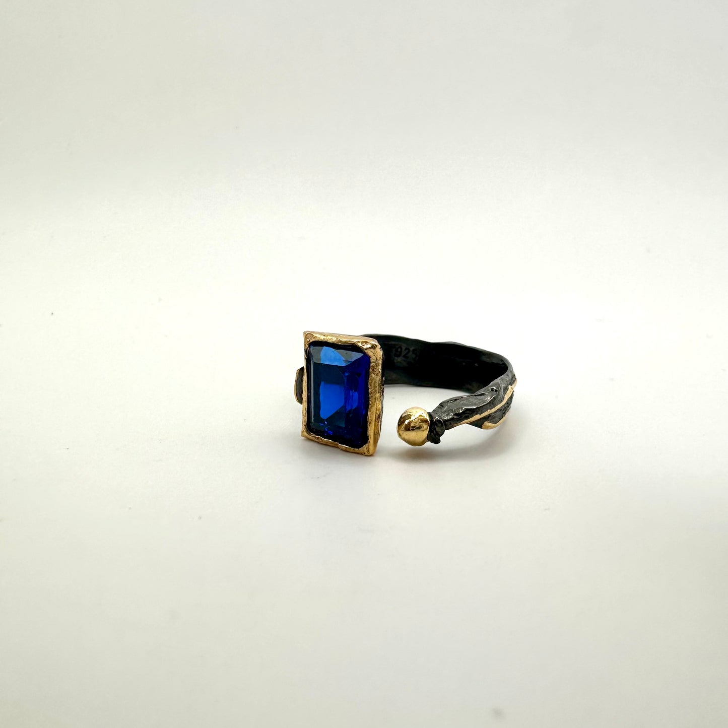 Damen-Ring „Royal Chameleon“ aus Sterling-Silber & Alexandrit