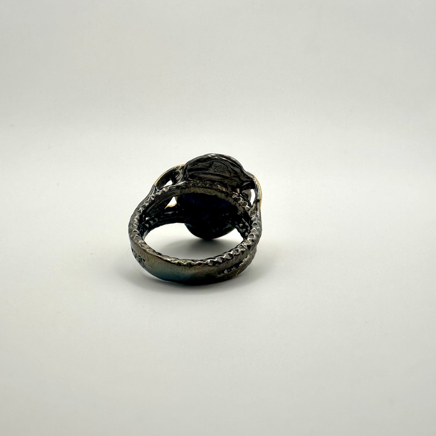 Damen-Ring „Antique Muse“ aus Sterling-Silber & handgeschnitzter Kamee