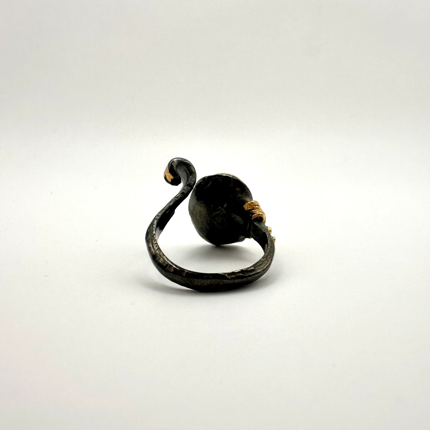 Ring mit Rhodochrosit – Kunstvolles Unikat