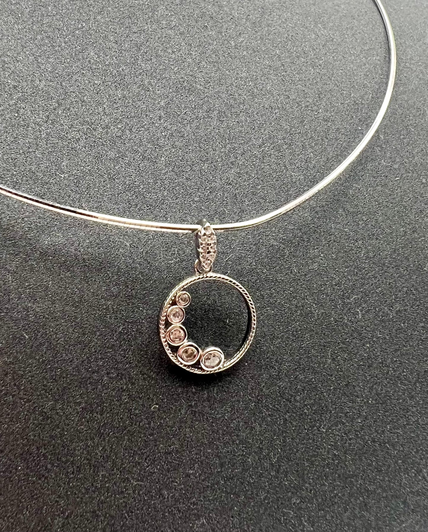 Silber-set – Halskette und Ohrringe