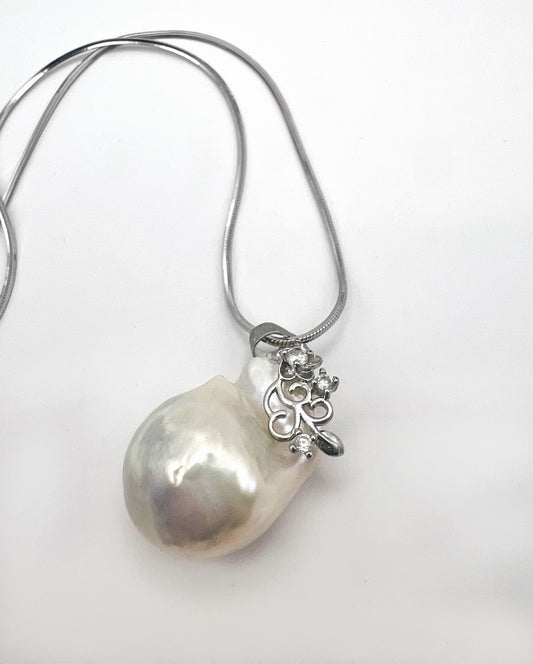 Kettenanhänger aus glänzendem 925er Silber